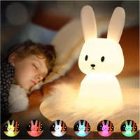 Veilleuse Doulisso | Lapin Veilleuse bébé douce et sûre