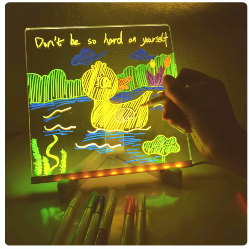 LumiDoulisso™ - Tableau LED lumineux, éducation et fun sans écran