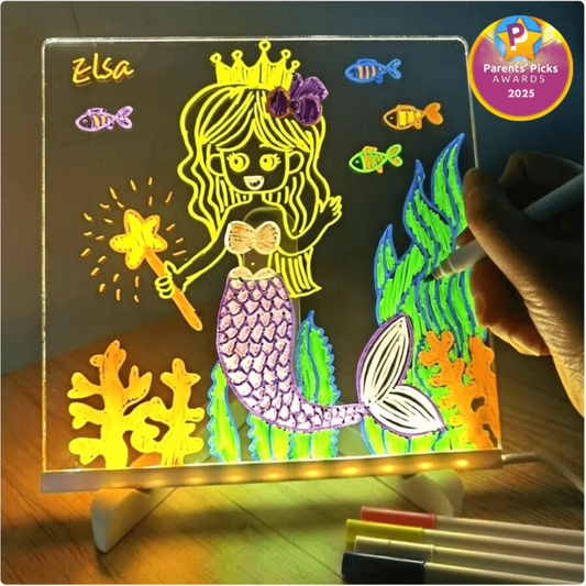 LumiDoulisso™ - Tableau LED lumineux, éducation et fun sans écran