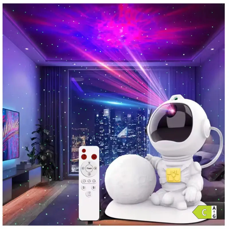 Veilleuse Projecteur Galaxie Astronaute Doulisso